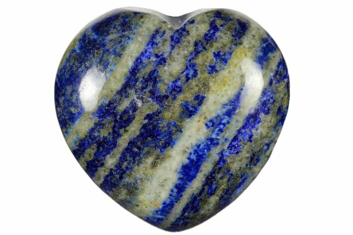 1.6" Polished Lapis Lazuli Hearts - Photo 1